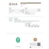 Image 6 : GIA Cert 16.24 ctw Emerald and Diamond Ring - 14KT White Gold