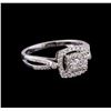 0.47 ctw Diamond Ring - 14KT White Gold