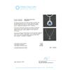 Image 3 : 14KT White Gold 11.31 ctw GIA Certified Tanzanite and Diamond Pendant With Chain