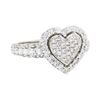Image 1 : 1.50 ctw Diamond Ring - 14KT White Gold