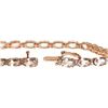 Image 2 : 11.71 ctw Morganite and Diamond Bracelet - 14KT Rose Gold