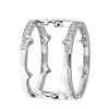 Image 4 : 0.45 ctw Diamond Ring - 18KT White Gold