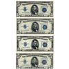 Image 1 : Lot (4) 1934 $5 Silver Certificate Notes