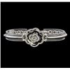 Image 1 : 14KT White Gold 0.43 ctw Diamond Bracelet