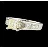 Image 1 : 2.20 ctw Diamond Ring - 18KT White Gold