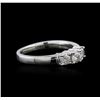 Image 1 : 14KT White Gold 0.58 ctw Diamond Ring