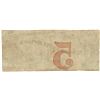 Image 2 : 1858 $5 Timber Cutter's Bank, Savananna, GA Obsolete Bank Note