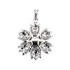 Image 2 : 2.27 ctw Paraiba Tourmaline And Diamond Pendant - 14KT White Gold