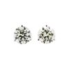 4.06 ctw Diamond Earrings - 14KT White Gold
