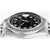 Image 3 : Rolex Mens Stainless Steel Black String Diamond 36MM Datejust Wristwatch