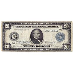 1914 $20 Federal Reserve Note