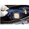 Image 7 : MCM Navy Blue Python Snakeskin Clutch Bag