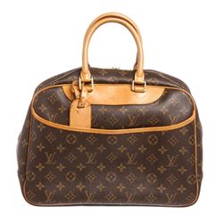 Louis Vuitton Monogram Canvas Leather Deauville Doctor Bag