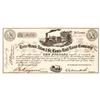 Image 1 : 1859 $10 St. Louis Terre Haute Alto &St. Louis Railroad Interest Post note