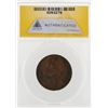 Image 2 : 1825-1827 1/2 Penny Damaged Bent Coin ANACS AG 3 Details