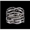 Image 2 : 0.83 ctw Diamond Ring - 14KT White Gold