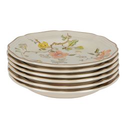 Mikasa China Heritage "Olde Tapestry" 8" Salad Plates - Lot of Six