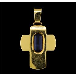 Cross Pendant -  14KT Yellow Gold