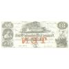Image 2 : 1854 $10 Farmers Merchant Bank, Memphis, TN Obsolete Bank Note