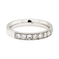 0.50 ctw Diamond Band - 14KT White Gold
