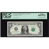 Image 1 : 1988A $1 Federal Reserve STAR Note Mismatched Serial Number ERROR PCGS Gem New 6