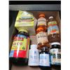 Image 1 : Flat of New Health Items / Meletonin / Fish Oil / Apple Cider Vinegar & more