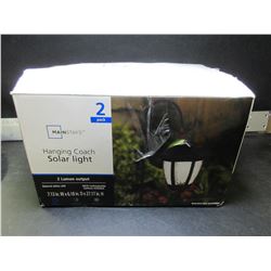 New Hanging Coach Solar Lights / set of 2 lights