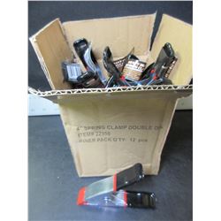 New case of 12 Spring Clamps 4 inch