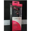 Image 1 : New Monster Clarity HD High Def. in-ear Headphones / neon pink