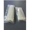 Image 1 : 2 New Pack of 100 each Cable/Zip ties / 8 inch and 6 inch
