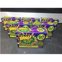 Lot of 6 packs of BANG POP'S / throw em drop em big bang sound / 50 per