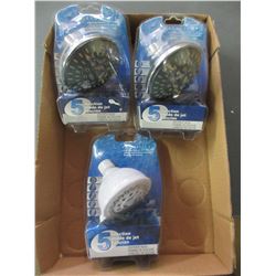 3 New Shower Heads / Exquisite 5 Function