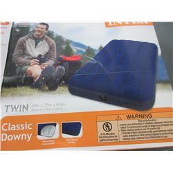 Intex Classic Downey twin Air Mattress / Excellent for a lake floatie or