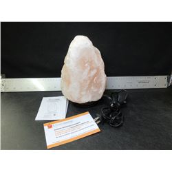 Salt Mineral Lamp / untested needs small thread bulb