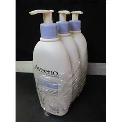 Lot of 3 New Aveeno Active Naturals / stress relief moisturizing lotion