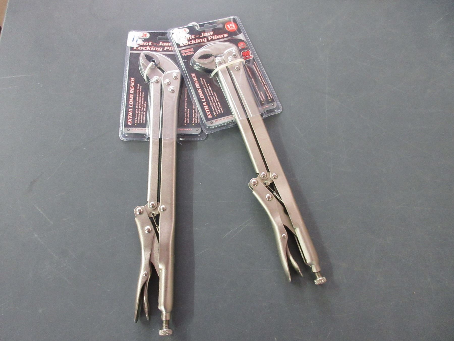 Set of 2 New 15 inch Vise Grips / 45deg. And 90 deg