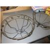 Image 1 : New lot of 14 inch Hanging Metal Plant Baskets / 2 of them