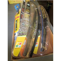 Flat of New Wiper Blades / pair of 16 & 18" &  / 1 - 12" & 1 - 14" singles