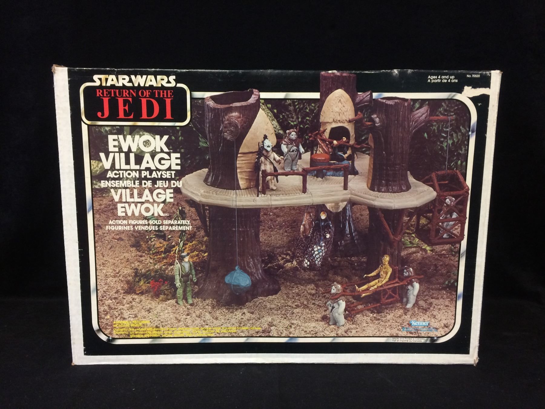 vintage star wars ewok village