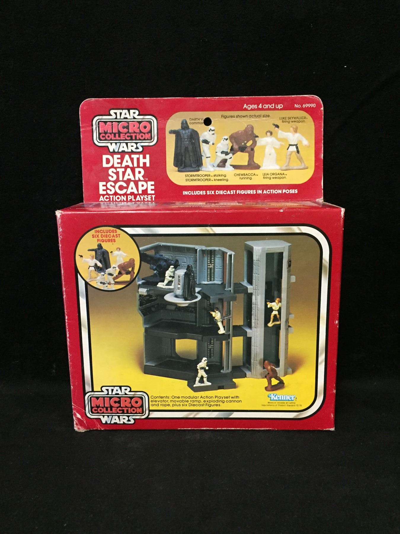 Vintage Star Wars Death Star Escape Playset Micro Collection Kenner