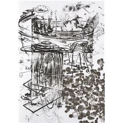 Carroll Dunham, Accelerator, Lithograph