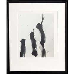 Robert Motherwell, Octavio Paz, Three Poems 4, Lithograph with Chine Colle