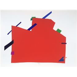 C. Daniel Gelakoska, Santa Fe Red, Silkscreen