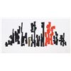 Image 1 : Mathias Goeritz, Characters in Red and Black, Screenprint