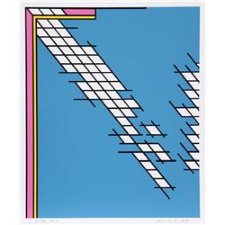 Nicholas Krushenick, Tail Gate, Serigraph