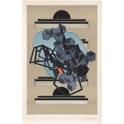 Alain Le Yaouanc, Stone Upon Stone II, Lithograph