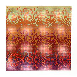David Roth, Untitled 24, Rainbow Grid Serigraph