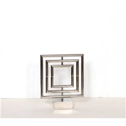 Yaacov Agam, Space Divider, Polished Metal Kinetic Sculpture