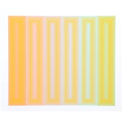 Richard Anuszkiewicz, Sun Keyed, Serigraph