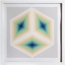 Jurgen Peters, Imaginary Triangle, Serigraph